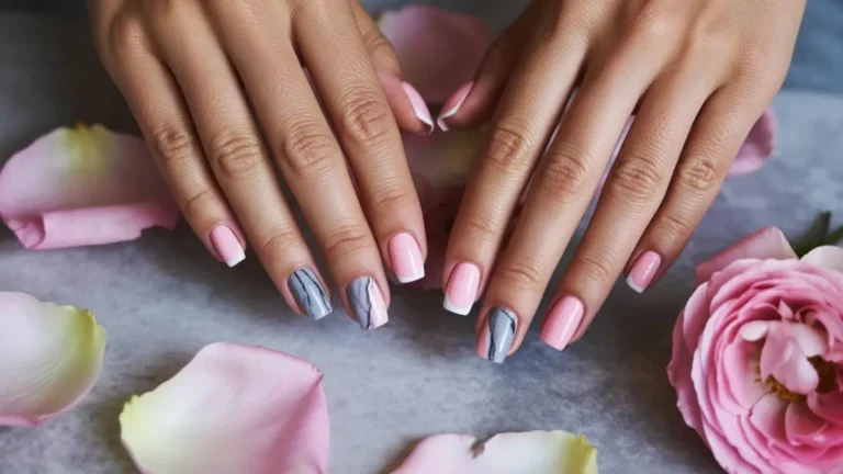 Pink and Grey Nails Ideas The Understated Duo That Goes With Absolutely Everything