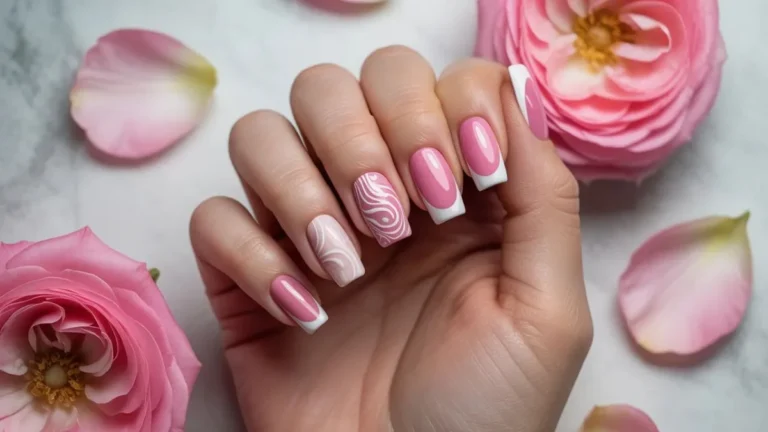 Pink and White Nails Designs That Are Taking Over Every Salon Right Now