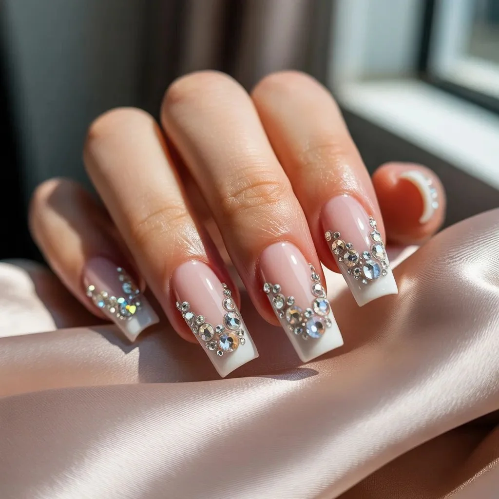 Rhinestone & Bling Nails for That Extra Touch
