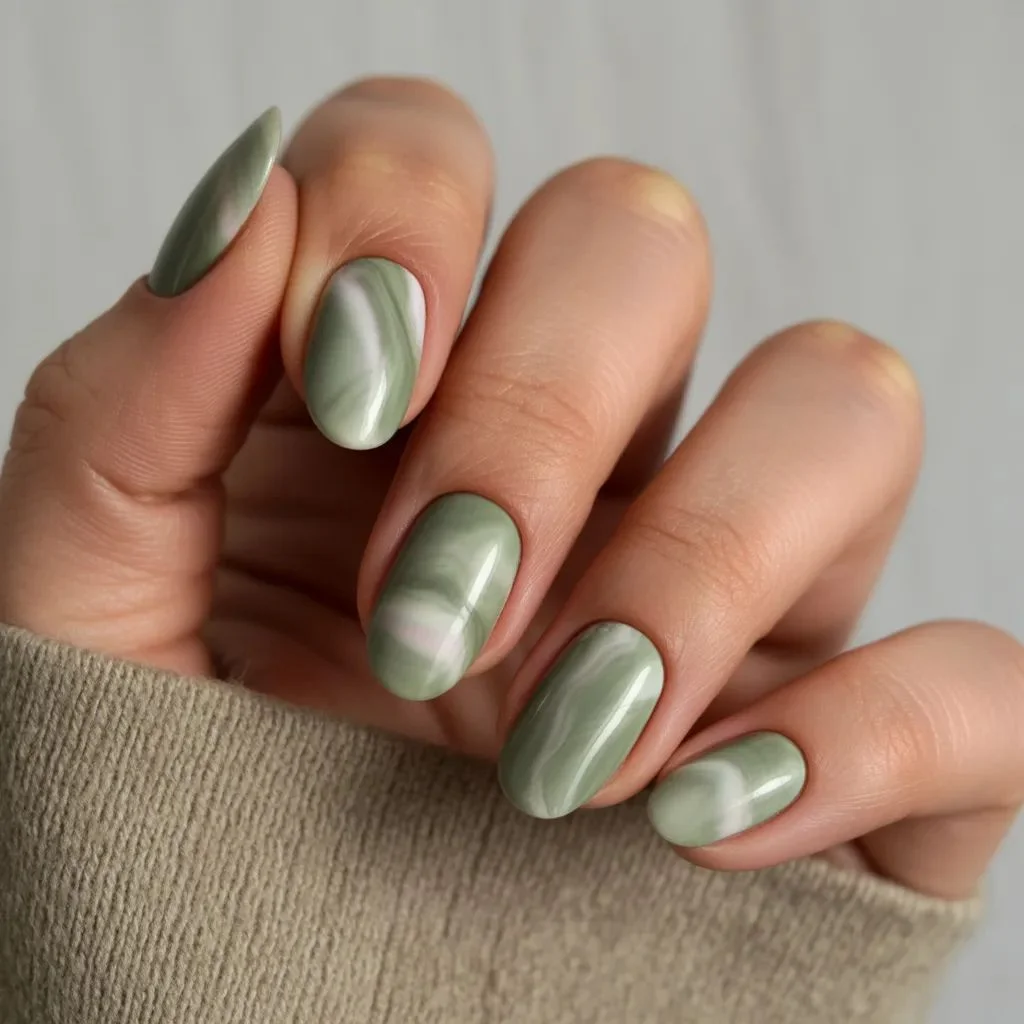 Sage Green Marble