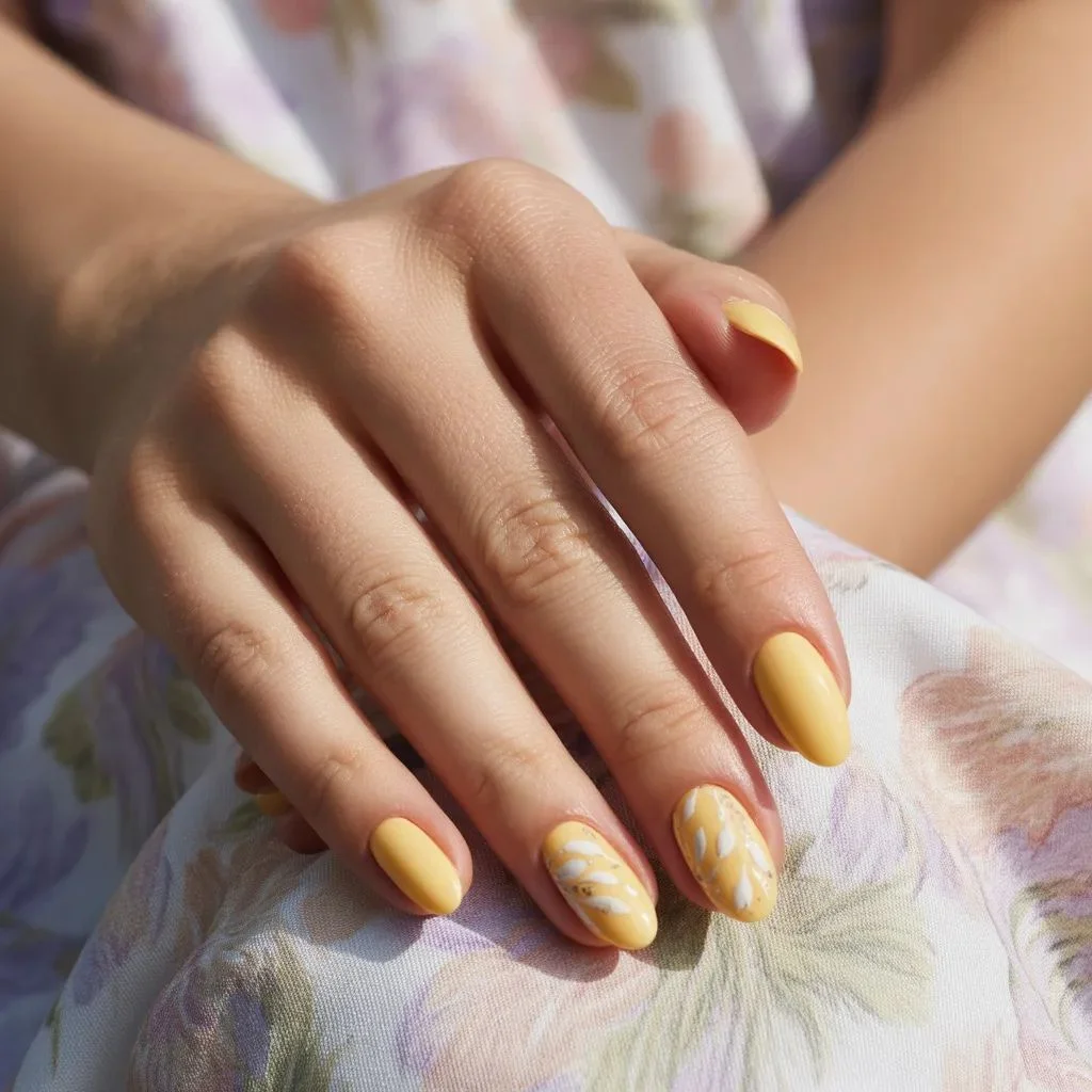 Seasonal Almond Nail Ideas