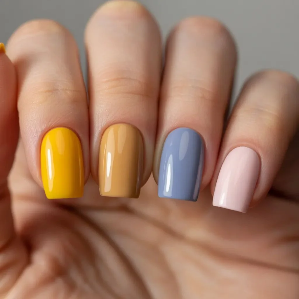 Seasonal Sunflower Nail Ideas