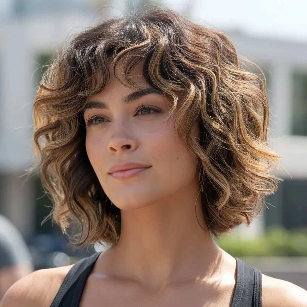Shag Bob for Different Hair Types