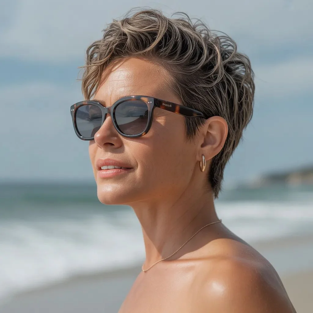 Short Hair Beach Hairstyles