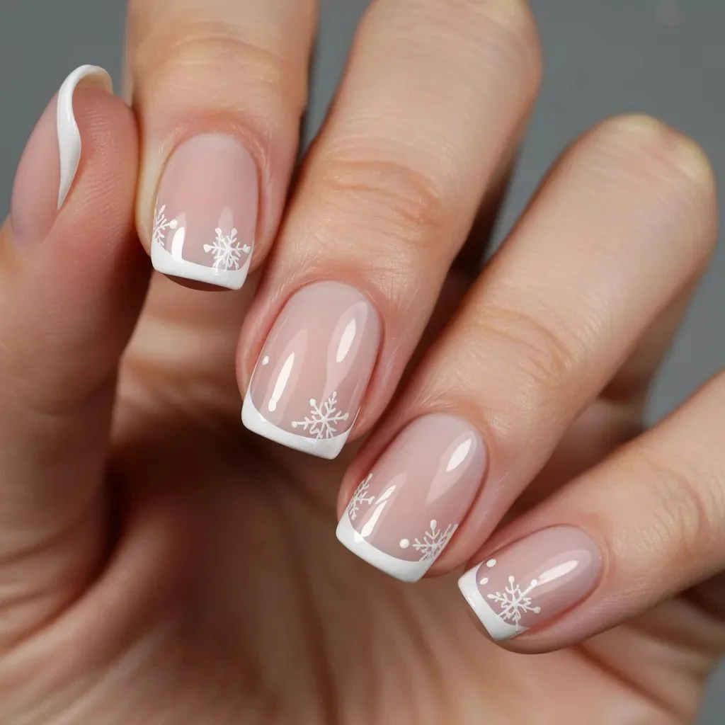 Snowflake French Tip