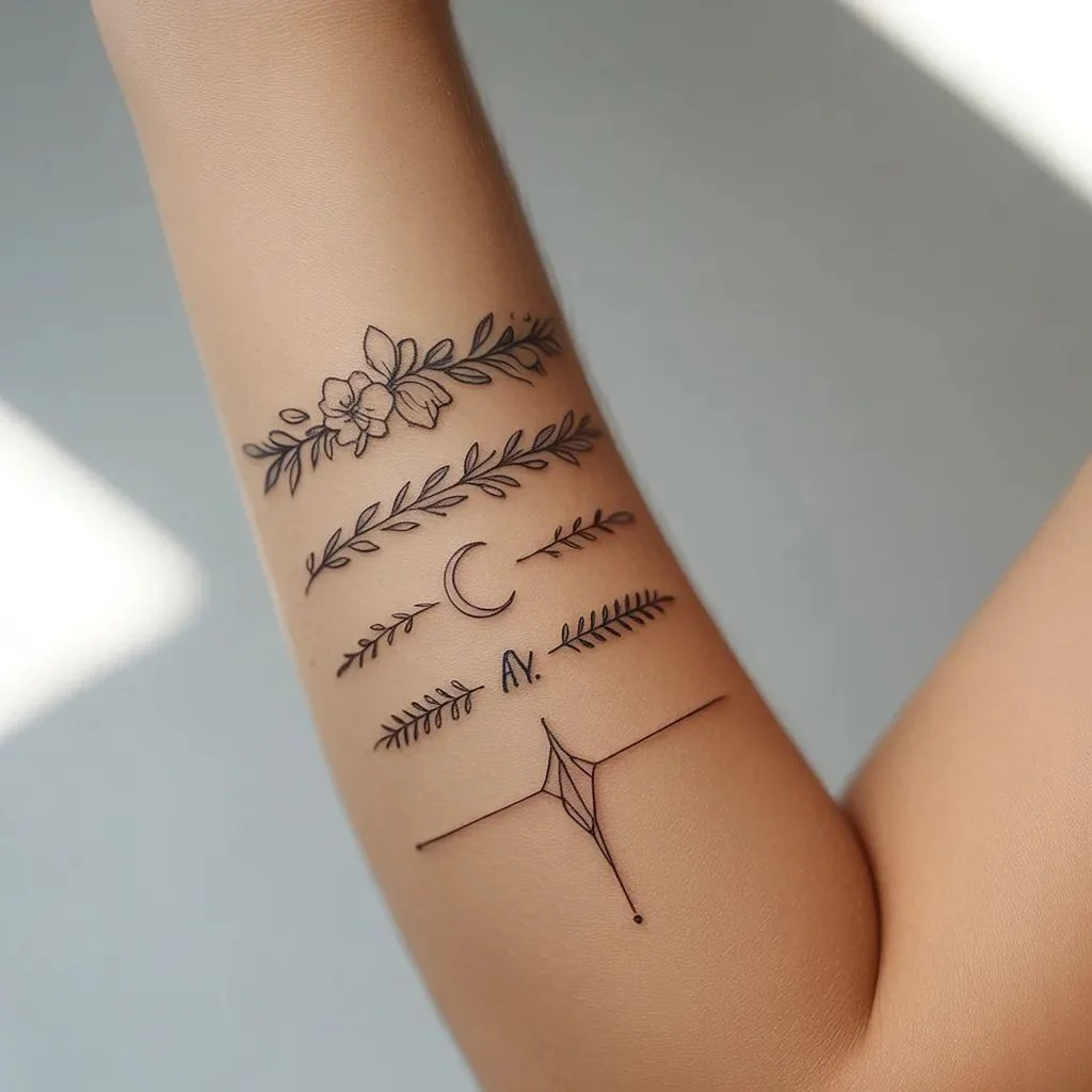 Stacking and Layering Dainty Tattoo Designs