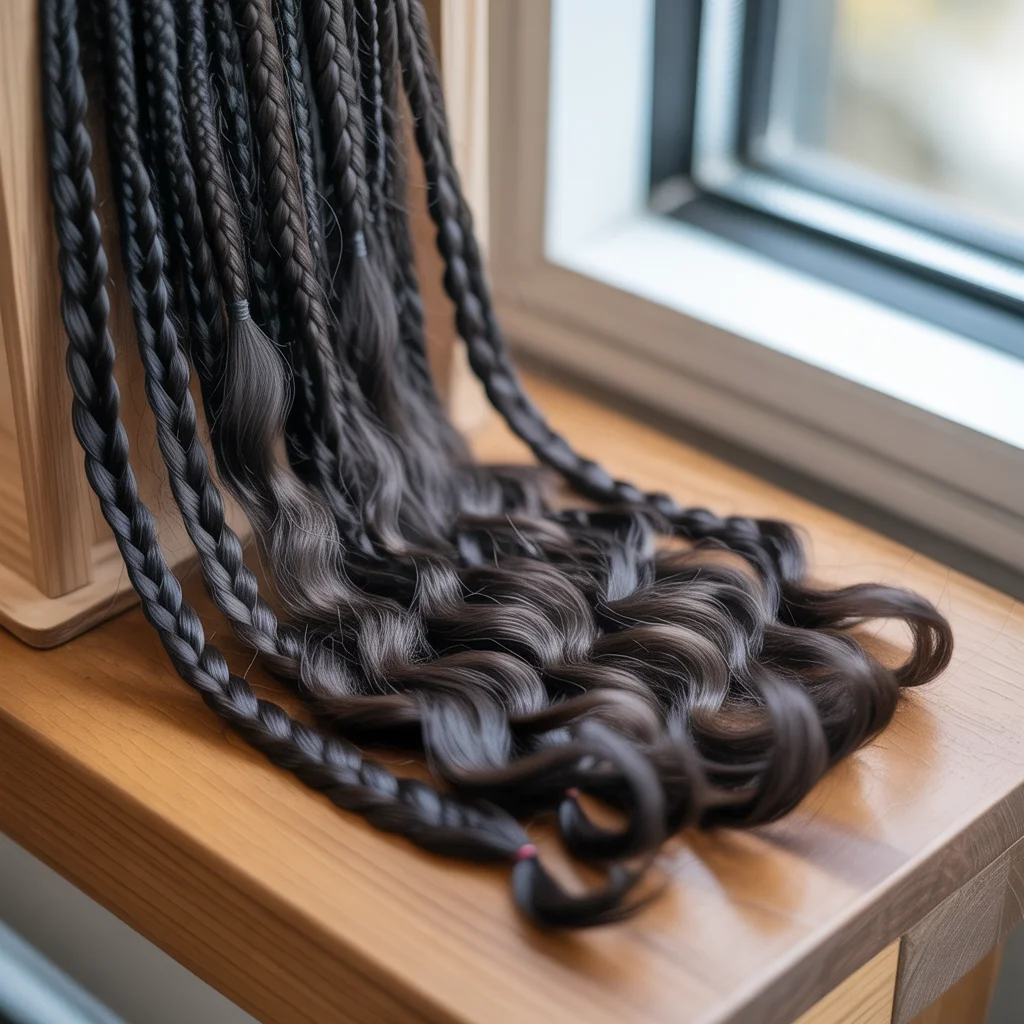 The Best Hair to Use for Bob Boho Knotless Braids