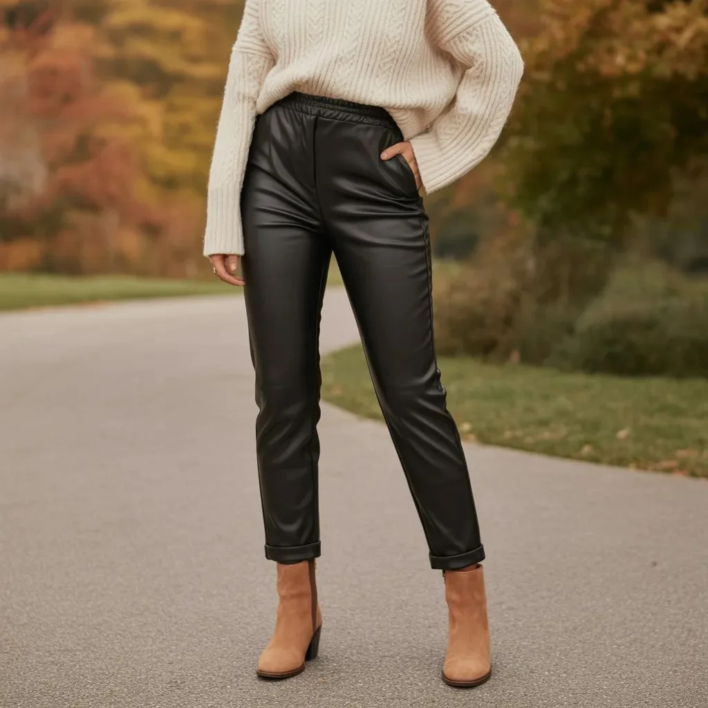 The Cozy Knit + Ankle Boot Combo