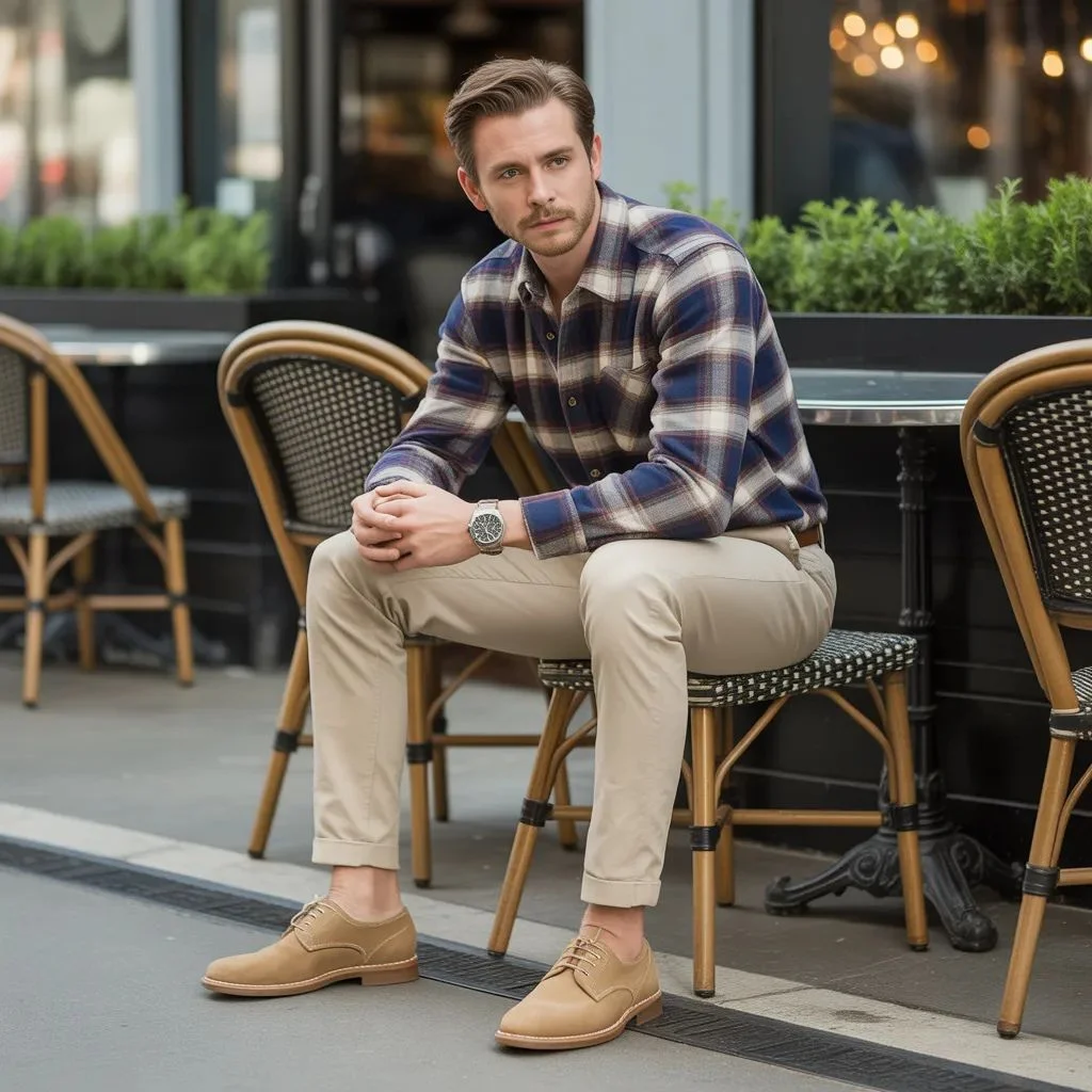 The Flannel and Chinos Combo for Men