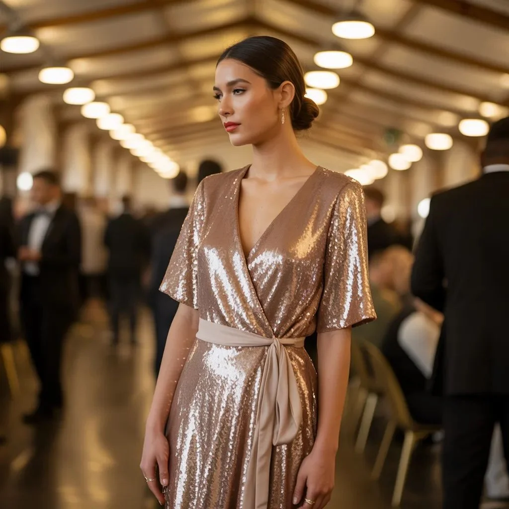 The Sequin Midi Dress