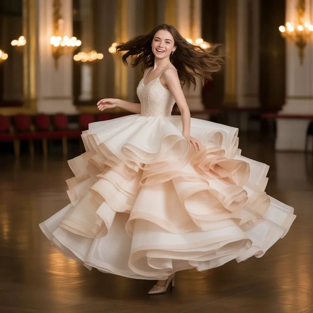 Tiered Ruffles Drama With Every Step