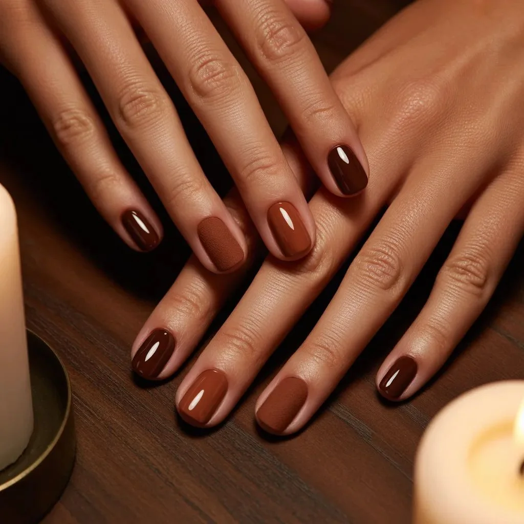 Warm Browns and Chocolate Suede