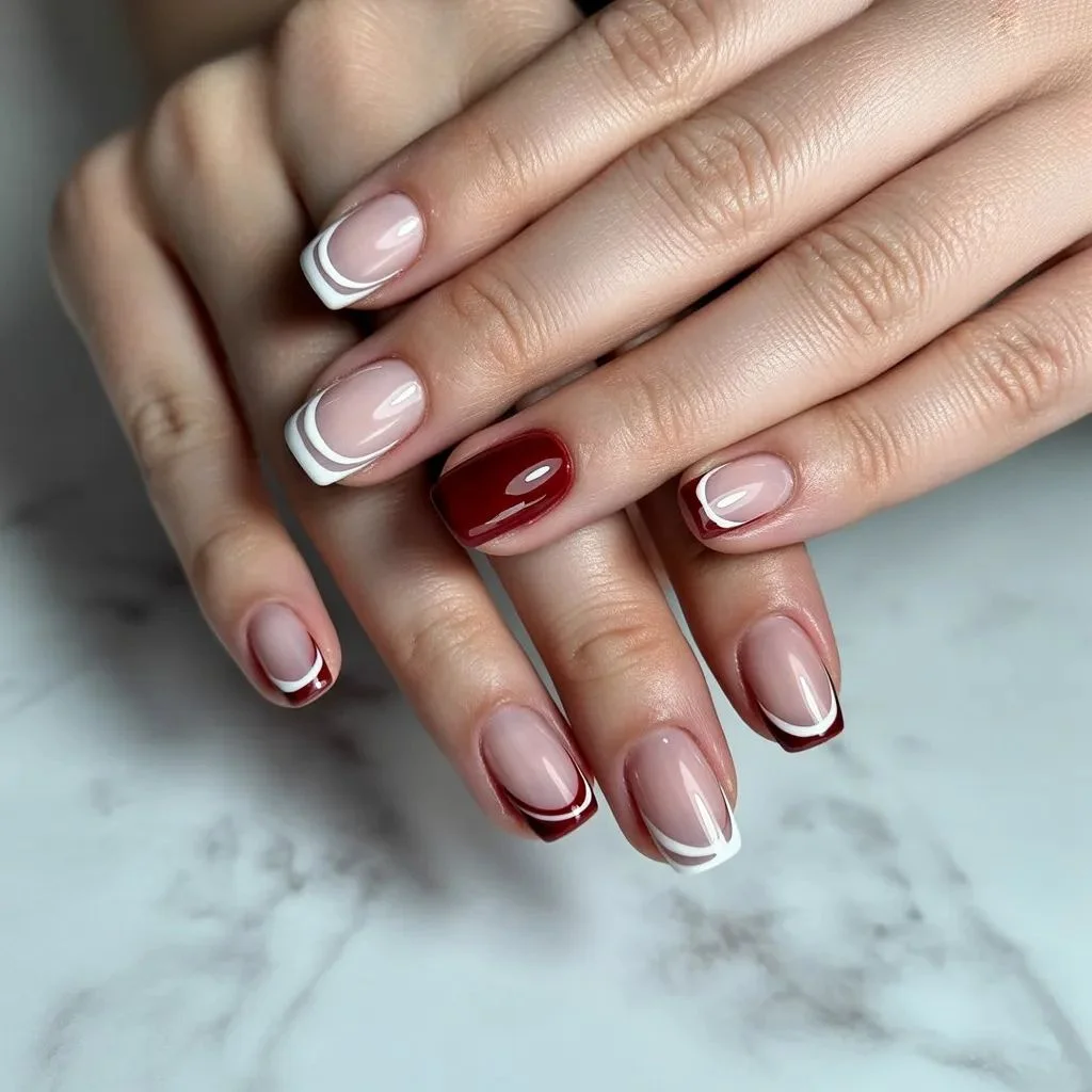 Winter French Manicure, Reinvented