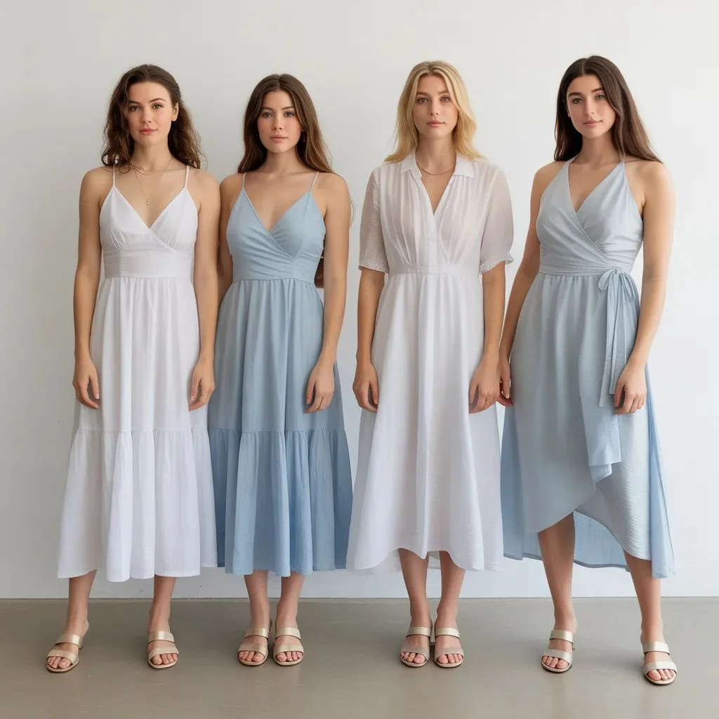 Beach Wedding Guest Dresses by Silhouette