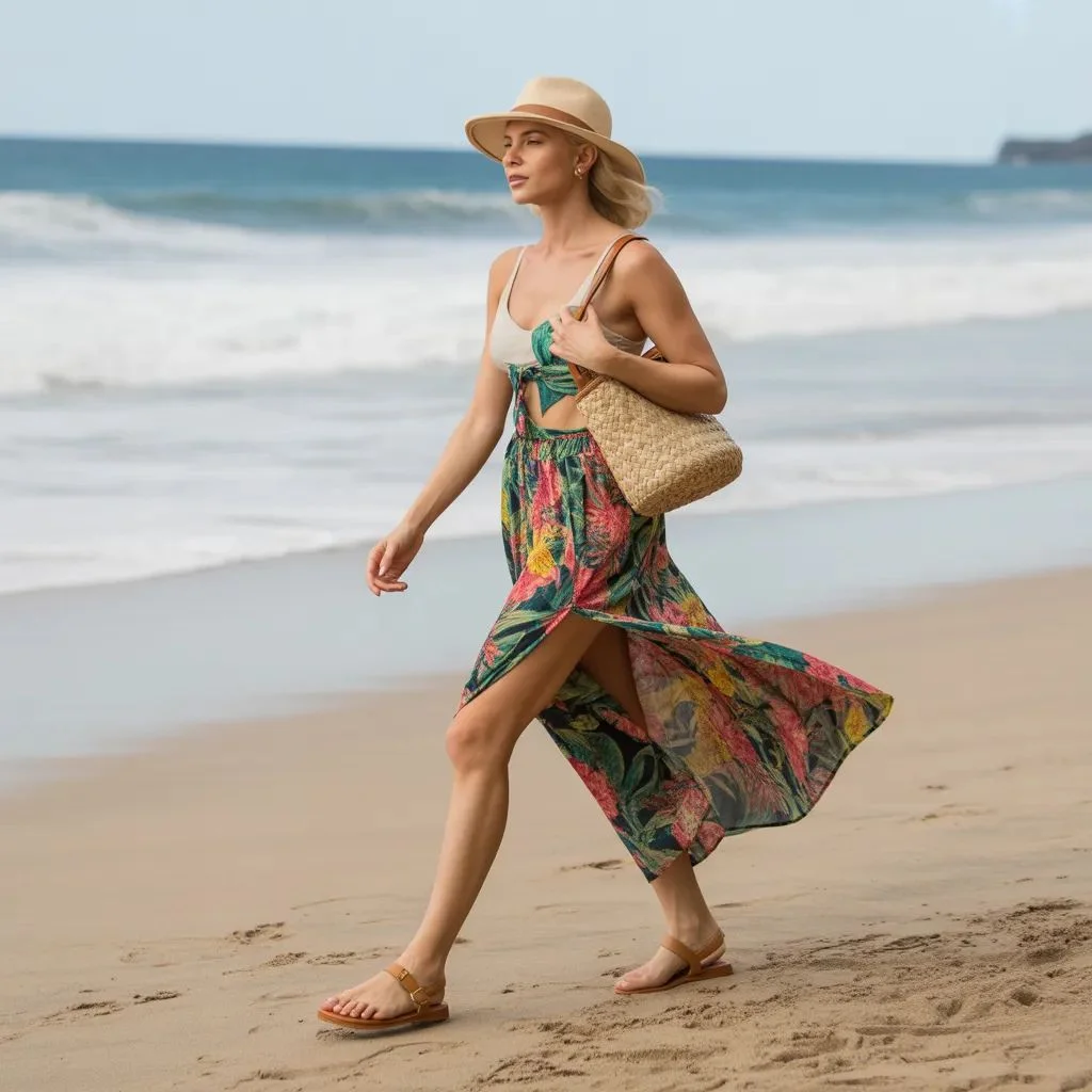 Beach and Vacation Styling With a Maxi Skirt
