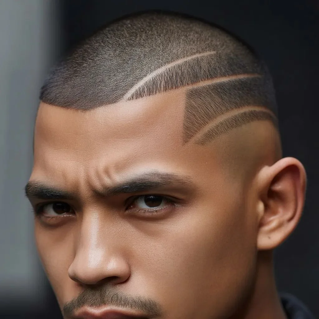 Buzz Cut With Line-Up The Detail That Makes All the Difference