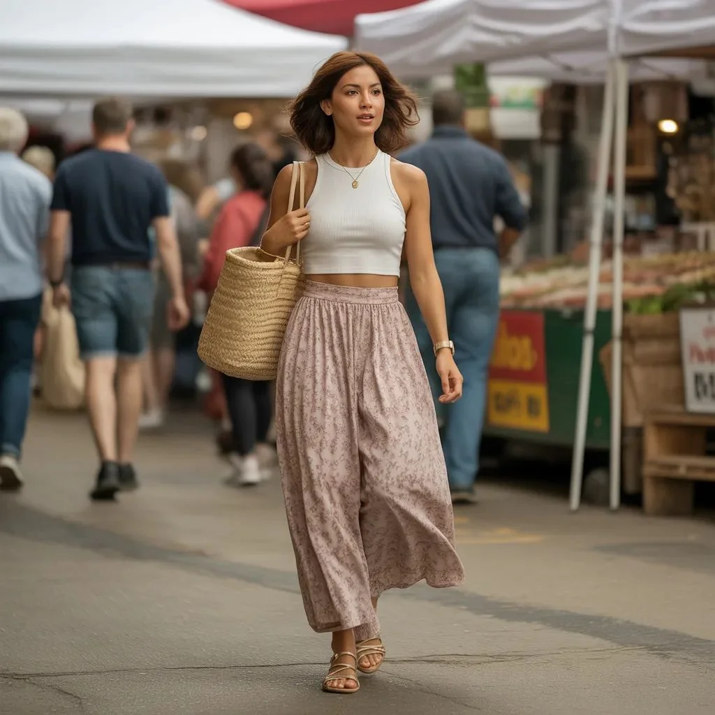 Casual Daytime Looks With a Maxi Skirt for Summer