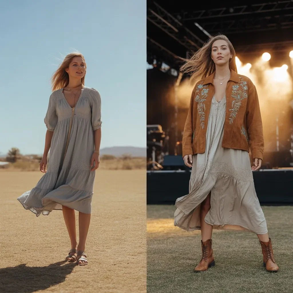 Day to Night — Layering Your Bohemian Coachella Outfit