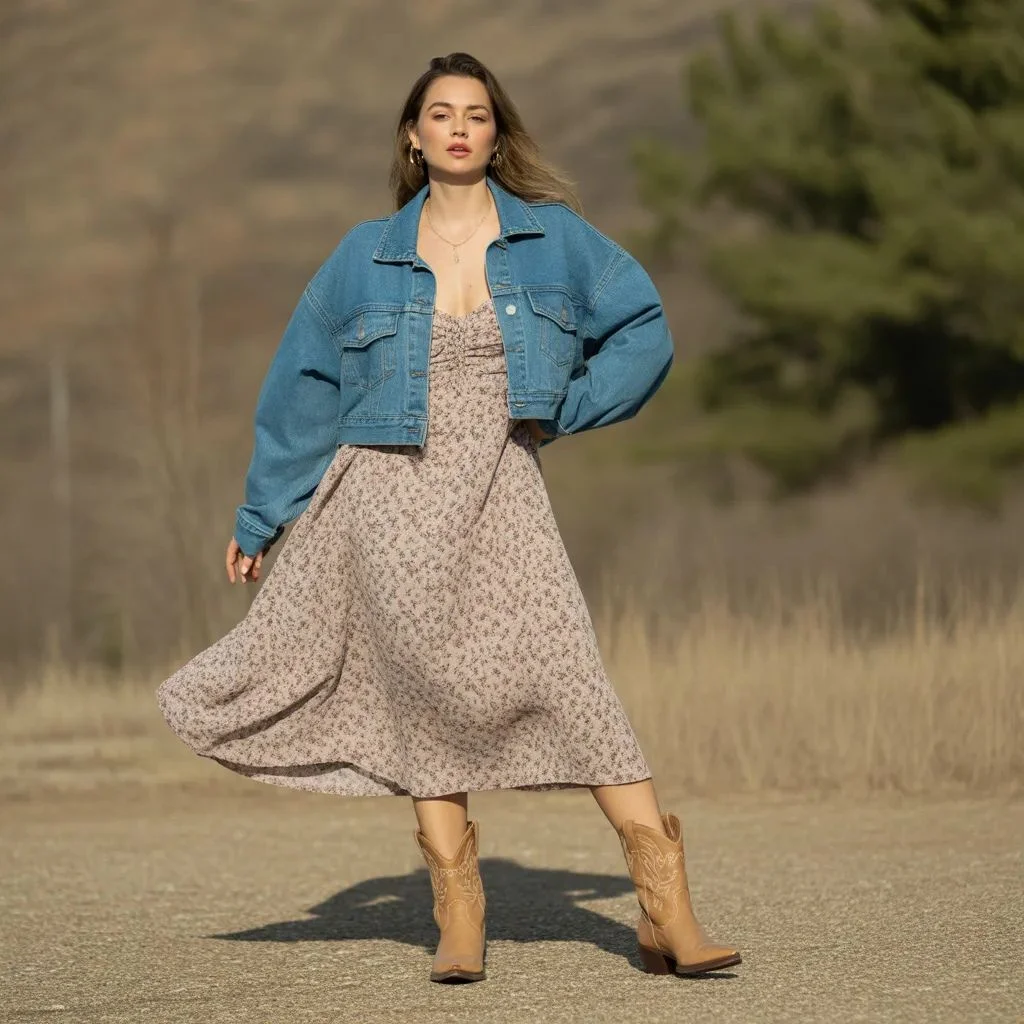 Dresses and Skirts That Were Made for Cowboy Boots