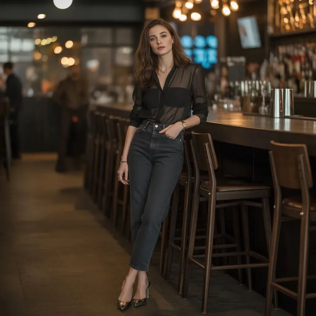 Elevated Jeans Looks That Actually Work at Night