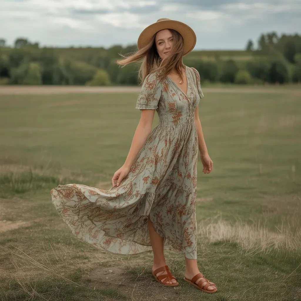 Flowy Floral Dresses for Open-Air Days