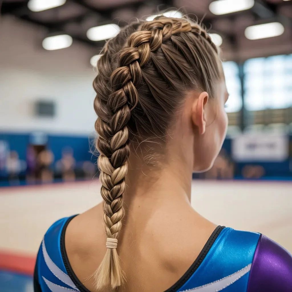 French Braid Updo