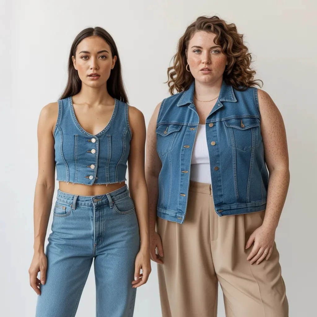 How to Style Denim Vests for Different Body Types