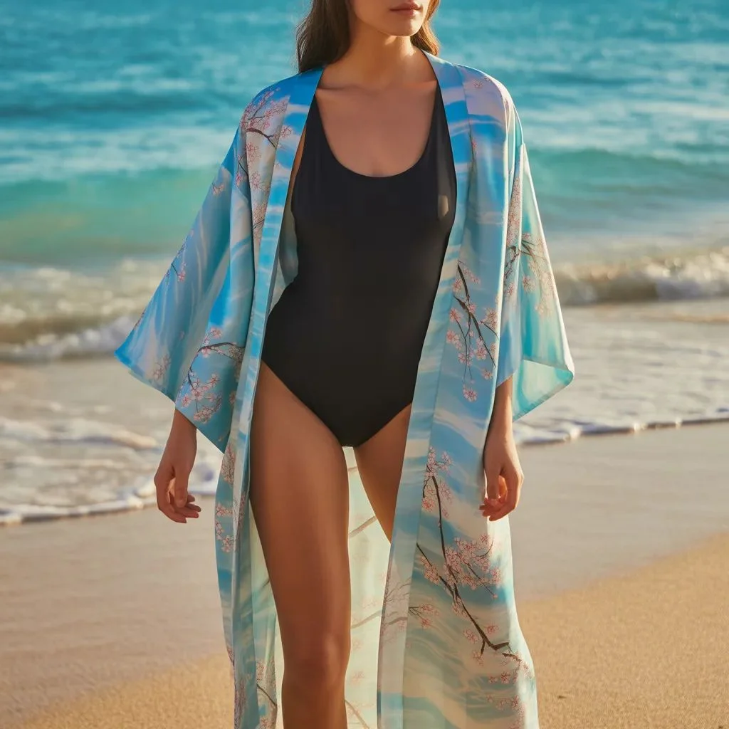 Kimono Over a Swimsuit for Beach Days