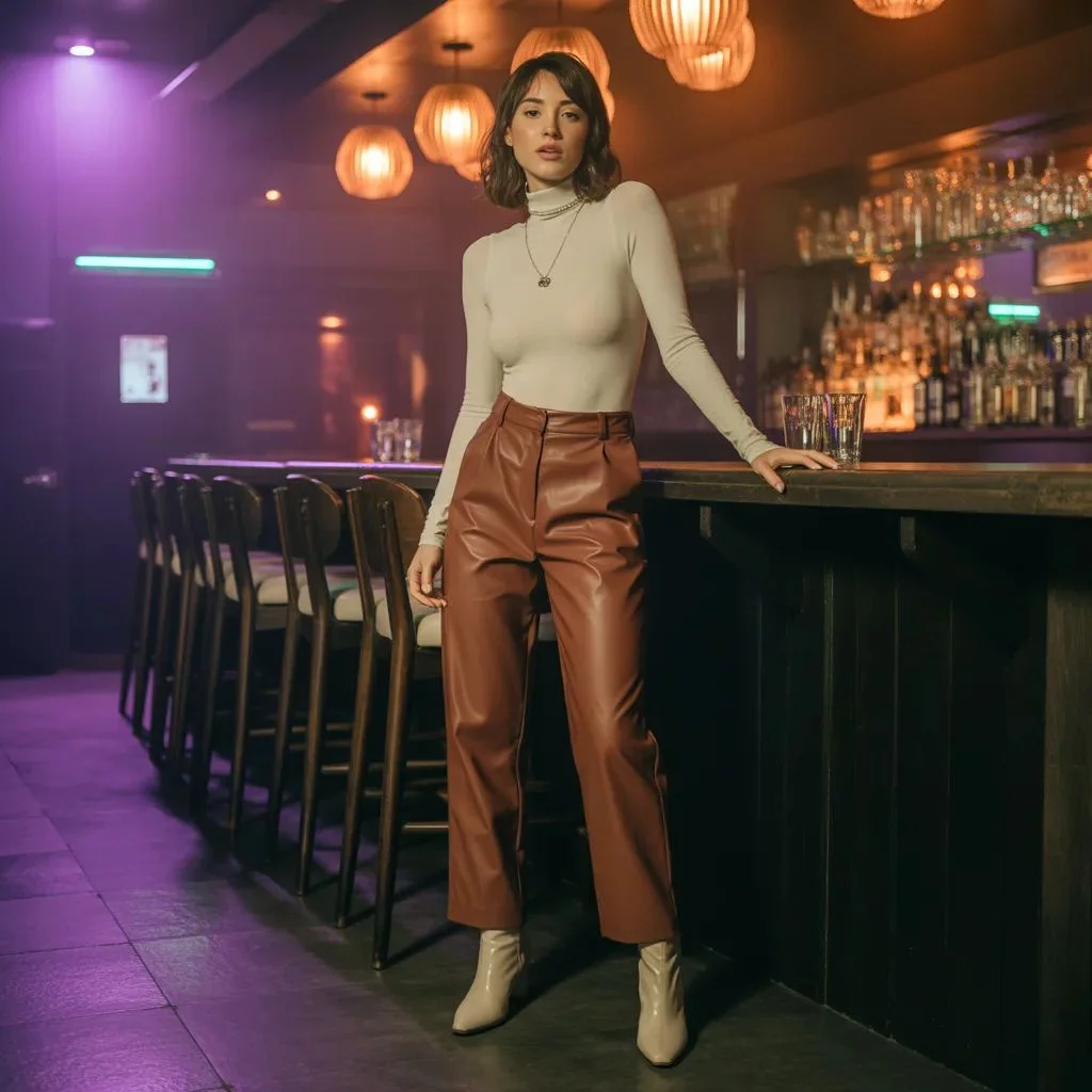 Leather and Faux Leather Moments