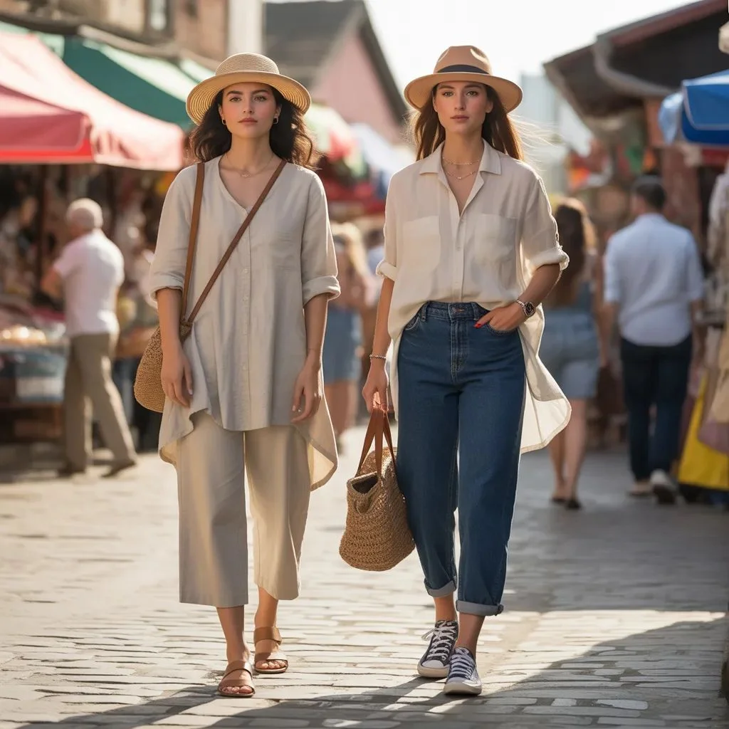 Market and Village Outfits for Casual Exploring