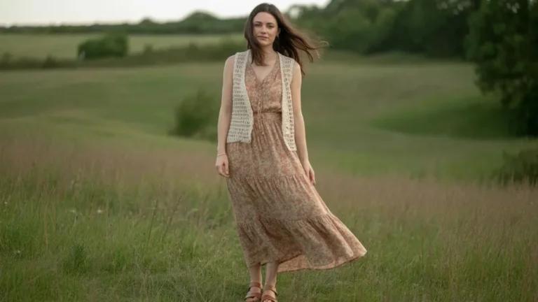 Spring Hippie Outfits Rooted in Earthy Tones, Dreamy Layers, and Wild Florals
