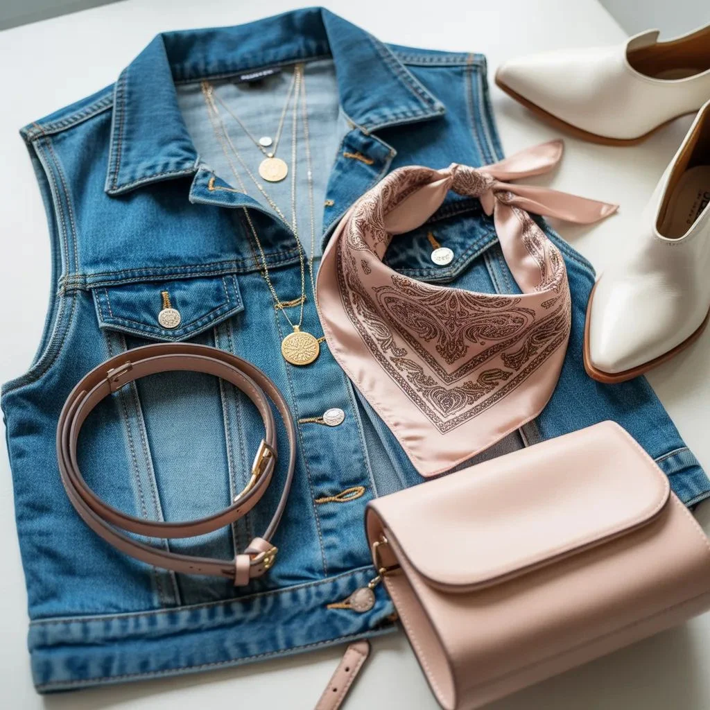 The Best Accessories to Pair With Denim Vests