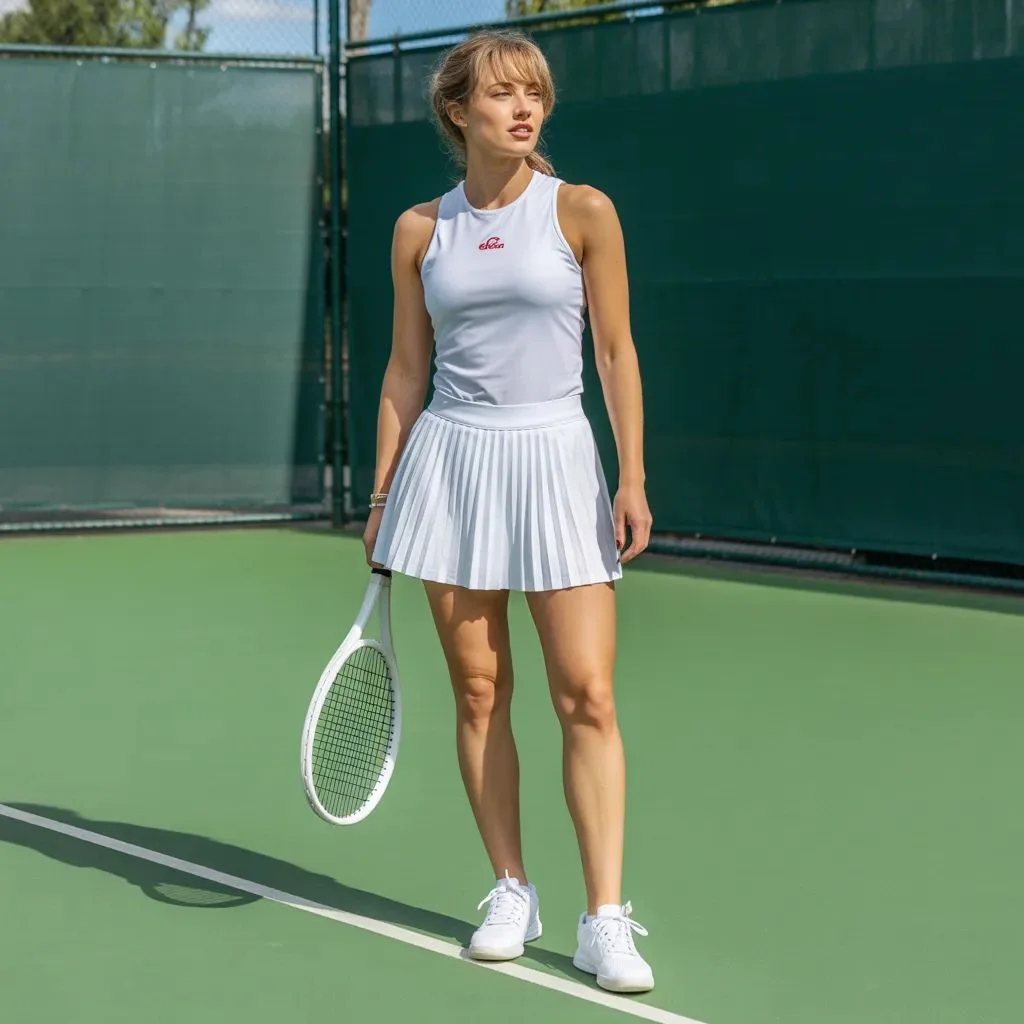 The Classic All-White Tennis Look