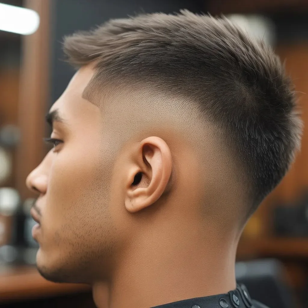 The Crew Cut with Fade
