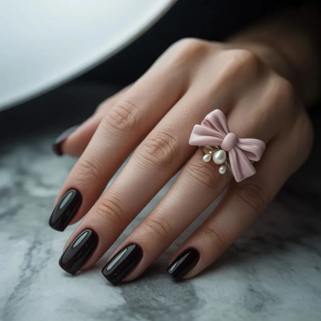 The Dark Coquette Bow — Sweet Meets Sinister