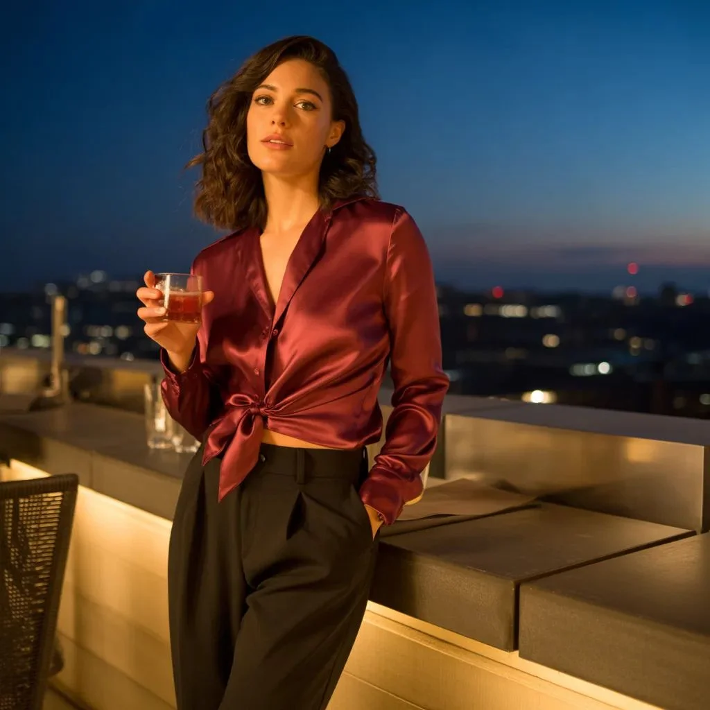 The Power of a Satin or Silky Blouse
