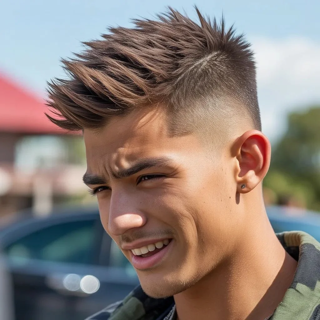 The Spiky Crew Cut