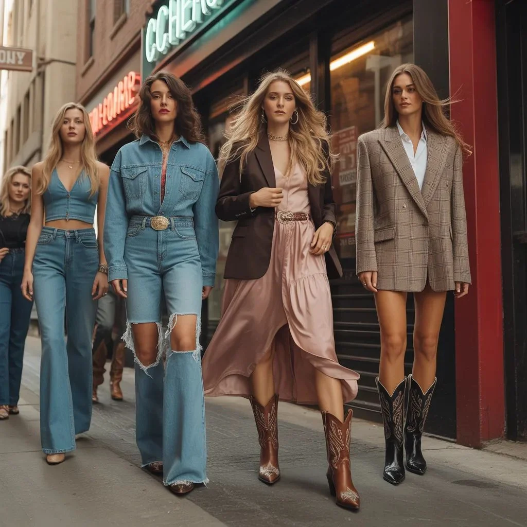 Why Country Cowboy Boots Outfits Are Having a Major Moment