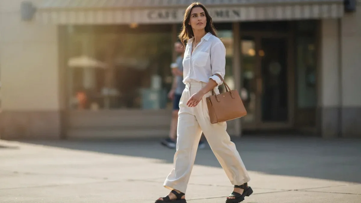 Platform Sandals Outfit Ideas for Women Who Mean Business