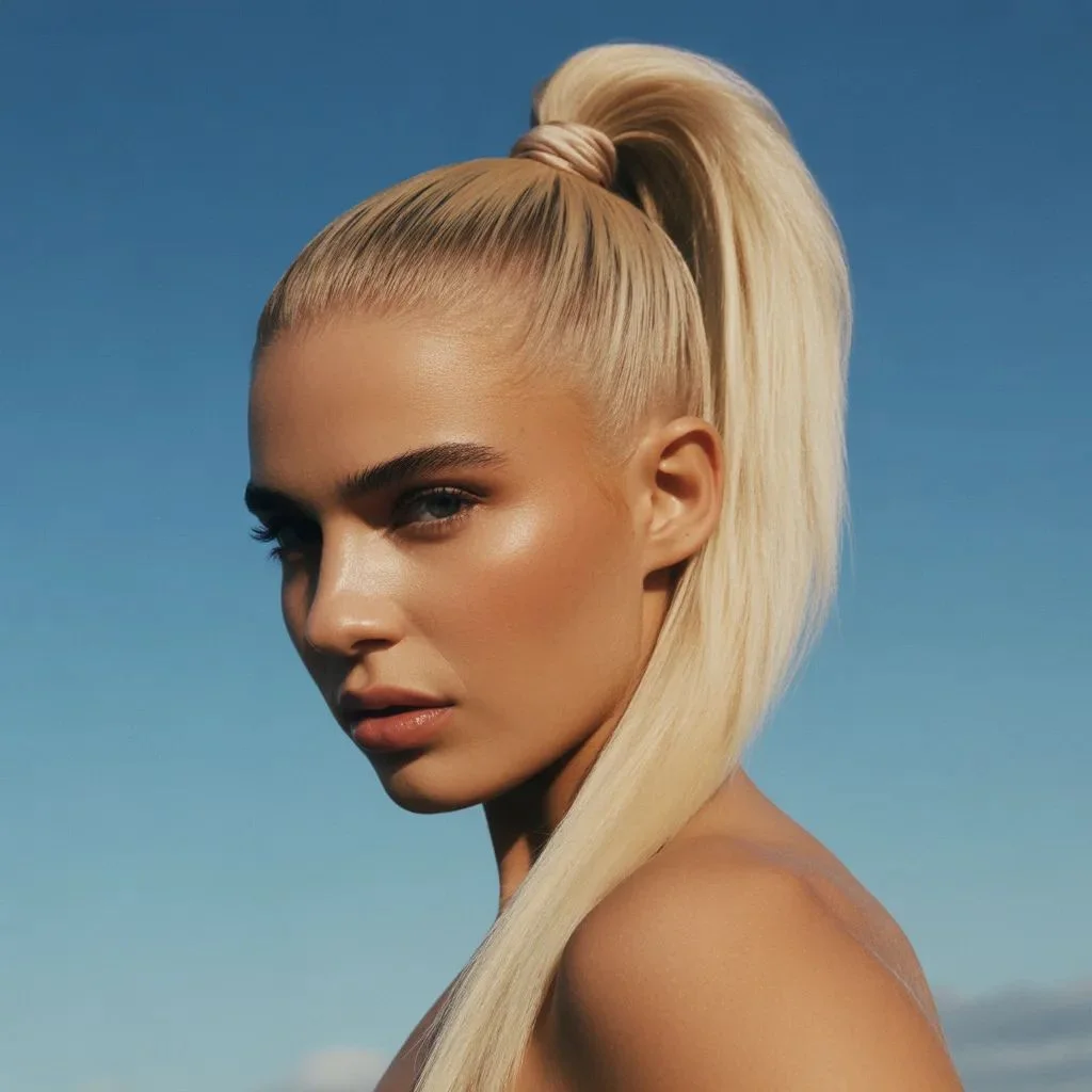 The High Slick Ponytail