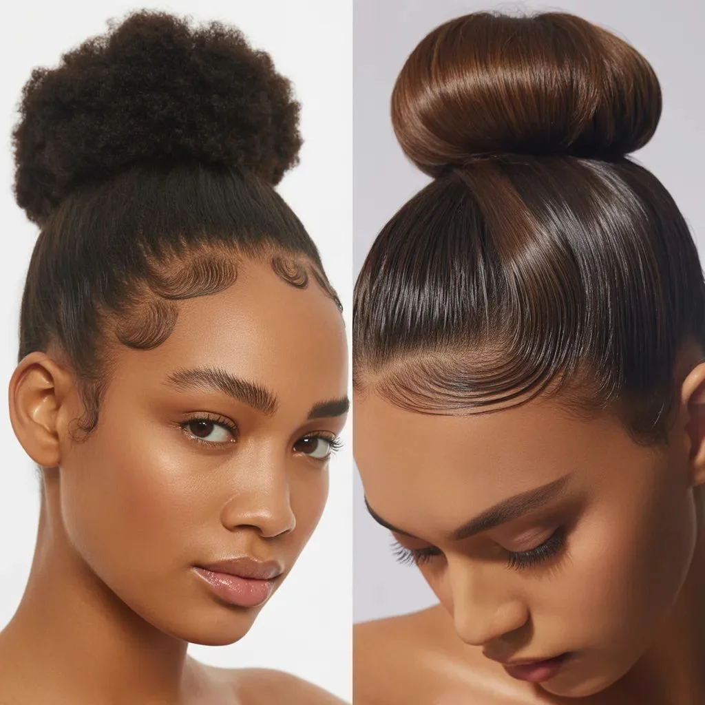 What Makes Slick Back Bun Hairstyles Work on Natural and Relaxed Hair