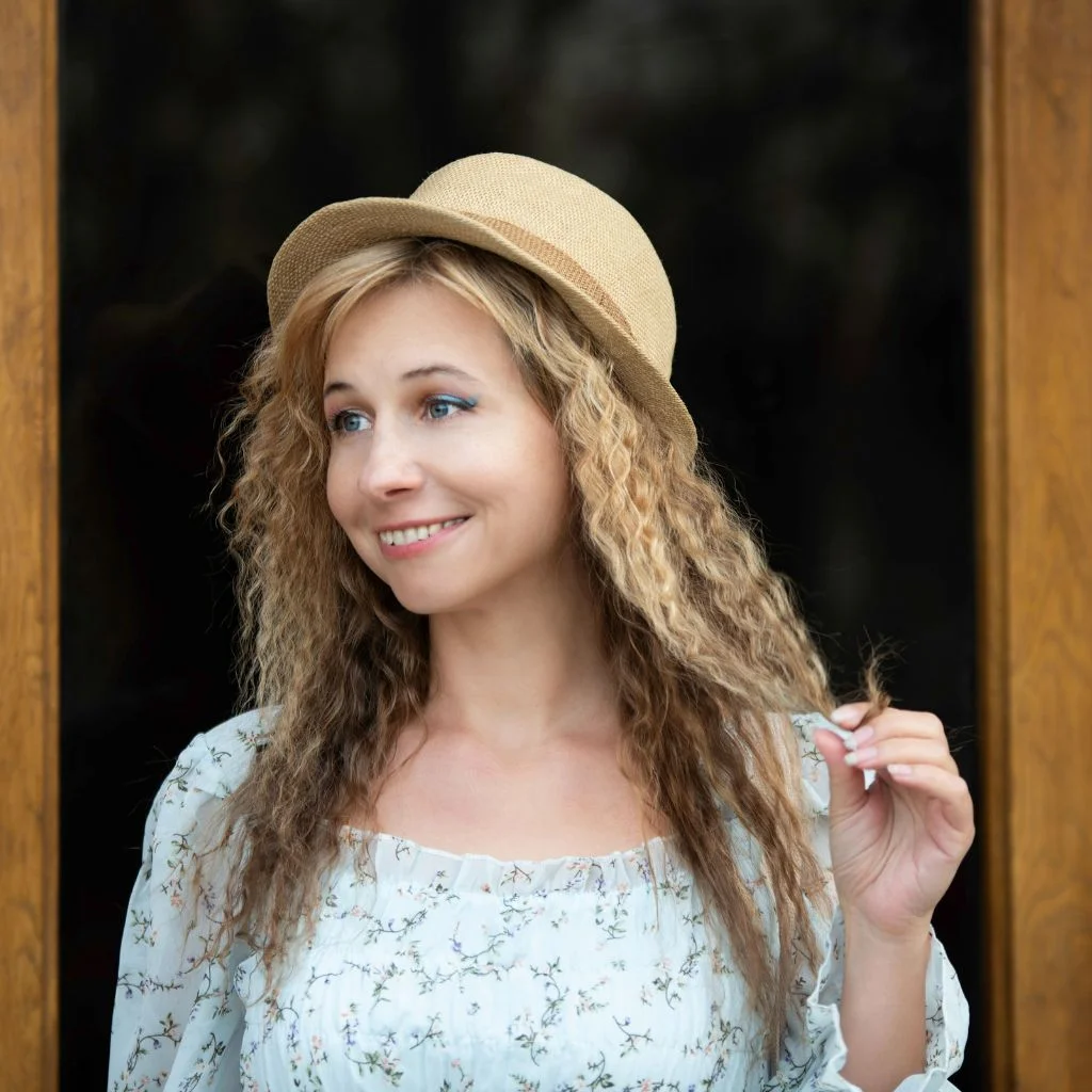 Curly Wispy Bangs Work With Natural Texture Not Against It