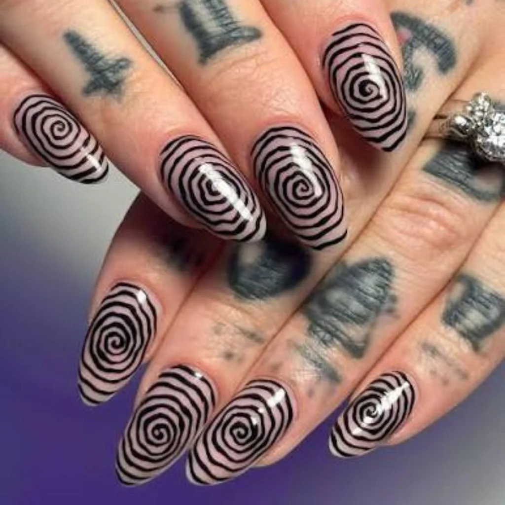Eerie Spiral Eye Swirls