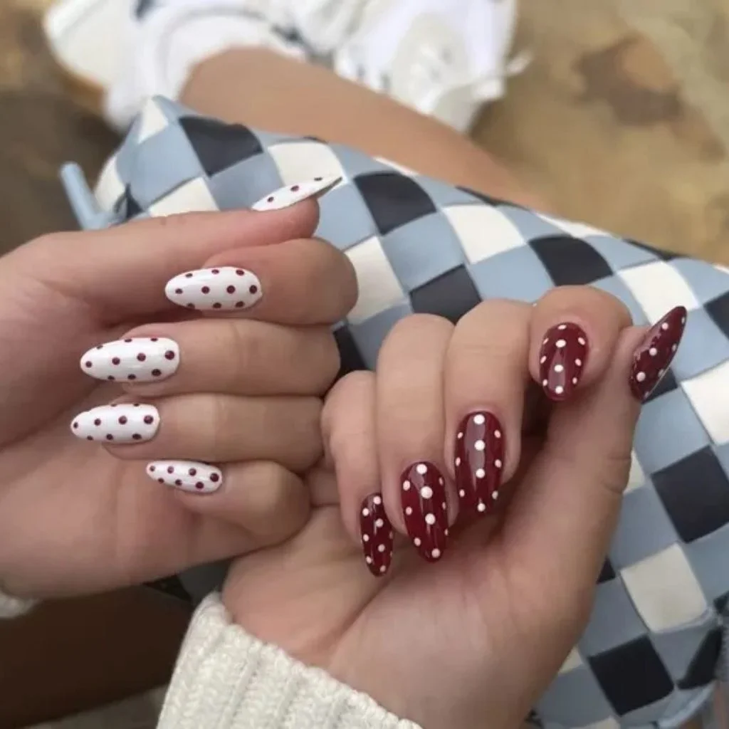 Polka Dot Accents Add Personality To Any Manicure