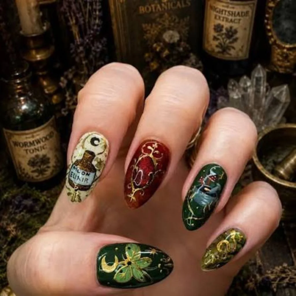 Potion Bottle Drip Art
