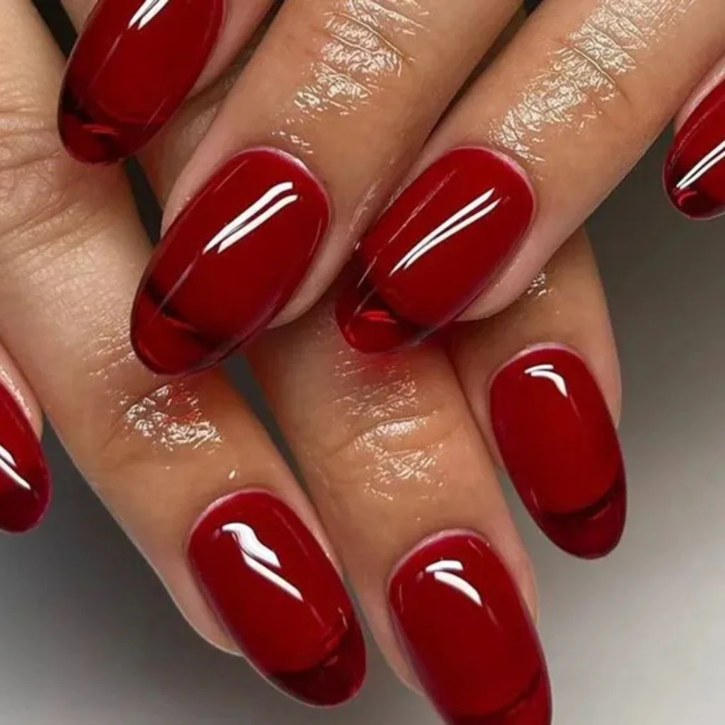 Sheer Jelly Apples for a Softer Take on the Trend
