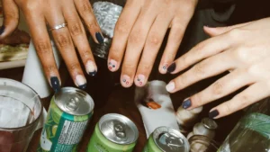 Spooky Tim Burton Nail Designs for Halloween Season