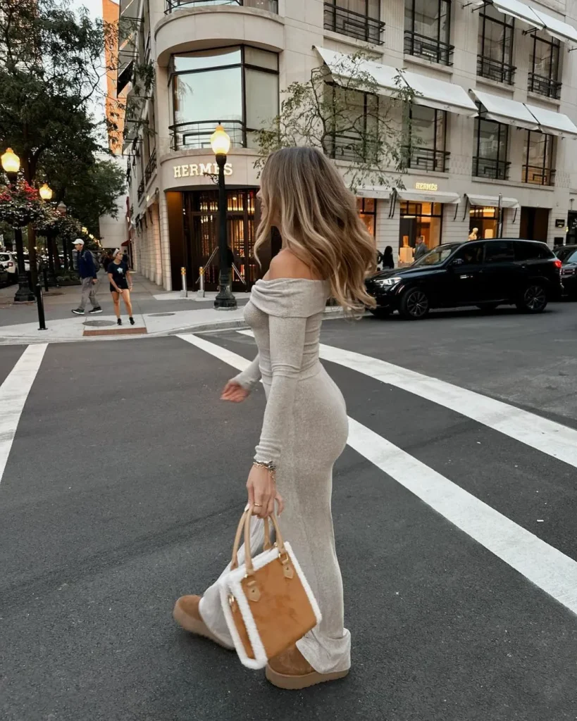 Uggs With Knit Dress