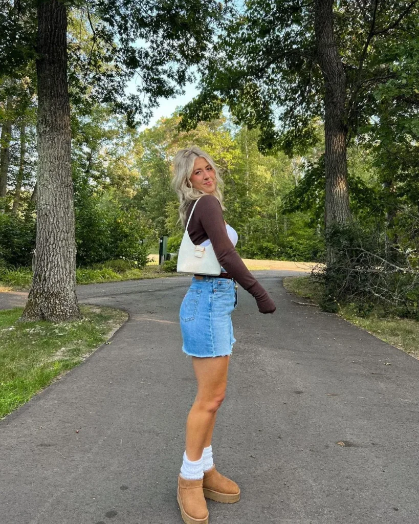 Uggs With Mini Skirt
